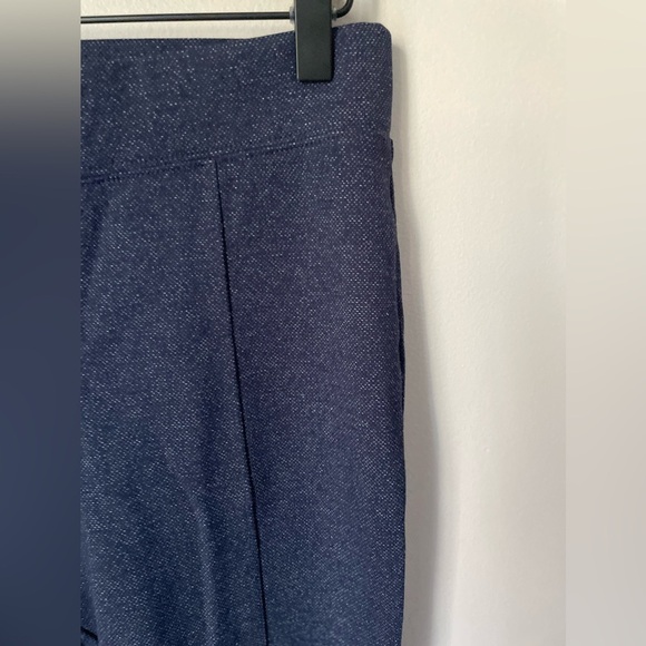 High-Rise Ponte-Knit Stevie Pants In The Navy Size Medium - Picture 2 of 8